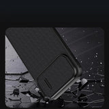 Nillkin Textured S Case til iPhone 14, pansret cover med kamera cover, blå