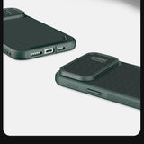 Nillkin Textured S Case til iPhone 14, pansret cover med kamera cover, grøn