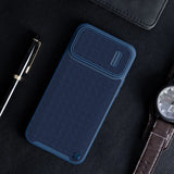 Nillkin Textured S Case til iPhone 14, pansret cover med kamera cover, grøn