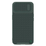 Nillkin Textured S Case iPhone 14 Pro Max pansret cover med kamera cover mørkegrøn