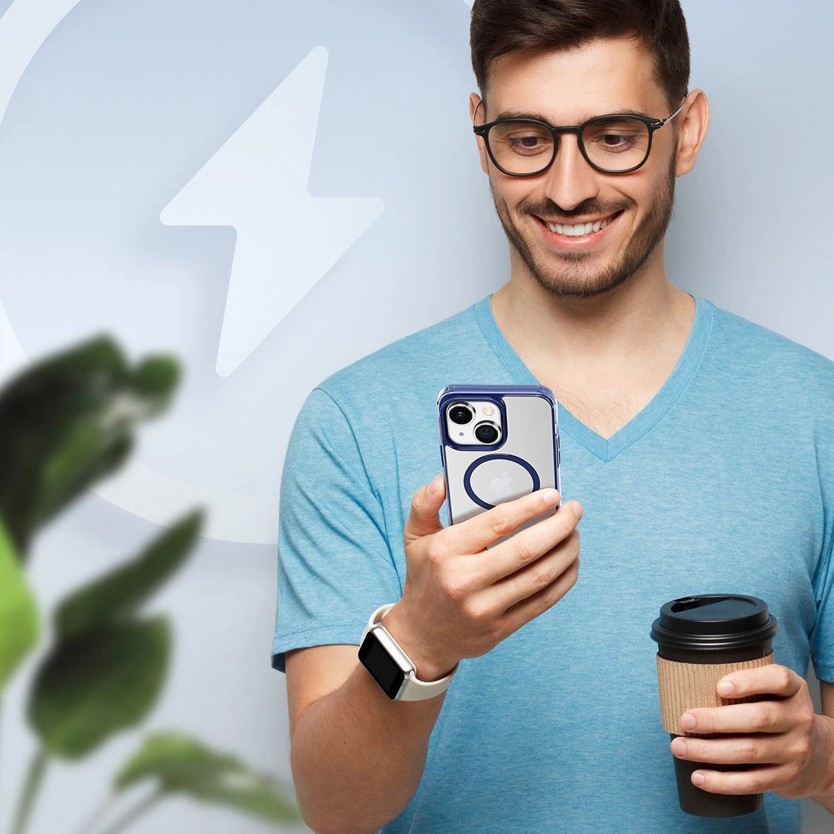 Dux Ducis Clin2 sag til iPhone 14 Plus magnetisk MagSafe cover blå