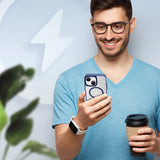 Dux Ducis Clin2 sag til iPhone 14 Plus magnetisk MagSafe cover blå