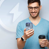 Dux Ducis Clin2 sag til iPhone 14 Pro magnetisk MagSafe cover blå