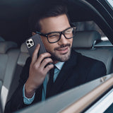 Dux Ducis Naples æske til iPhone 14 Pro magnetisk læderæske MagSafe blå