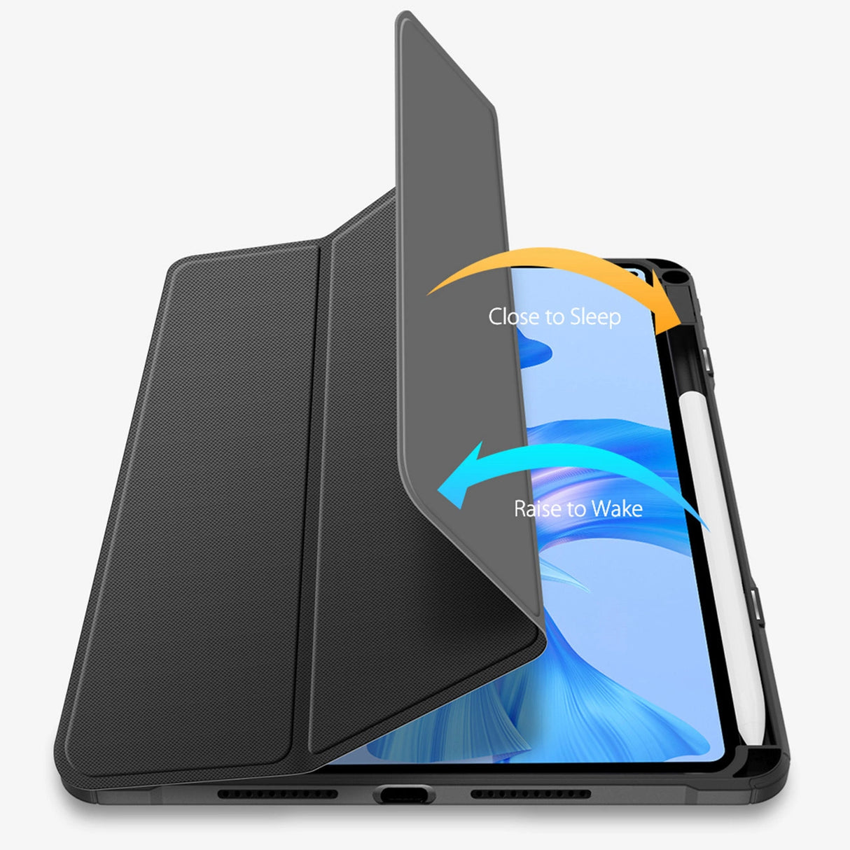 Dux Ducis Toby Case til Huawei MatePad Pro 11' (2022) Cover med S Pen Pen Smart Cover Stand Black