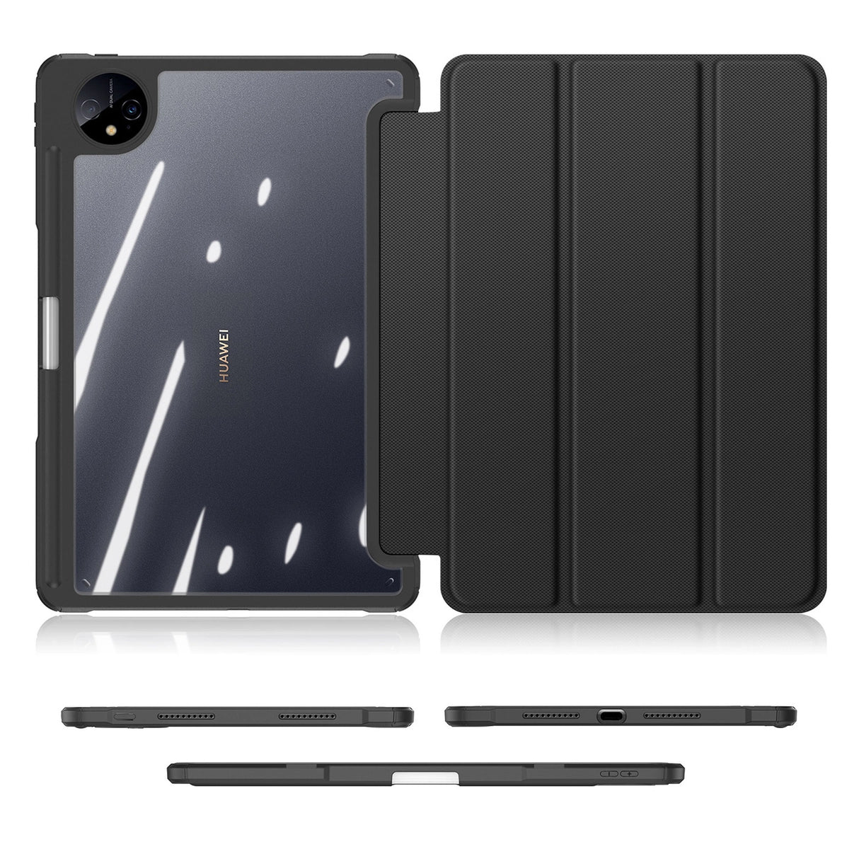 Dux Ducis Toby Case til Huawei MatePad Pro 11' (2022) Cover med S Pen Pen Smart Cover Stand Black