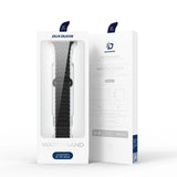 Dux Ducis Strap (Armor Version) Apple Watch SE Strap, 9, 8, 7, 6, 5, 4, 3, 2, 1 (41, 40, 38 mm) Silicone Magnetic Band Armbånd Sort/Orange