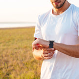 Dux Ducis Strap (Armor Version) Apple Watch SE-rem, 9, 8, 7, 6, 5, 4, 3, 2, 1 (41, 40, 38 mm) silikon magnetbånd armbånd blå