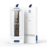 Apple Watch Ultra Strap, SE, 9, 8, 7, 6, 5, 4, 3, 2, 1 (49, 45, 44, 42 mm) Nylon band armbånd sort og orange