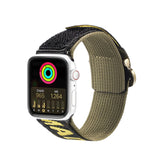 Dux Ducis Strap (Outdoor Version) Apple Watch Ultra rem, SE, 9, 8, 7, 6, 5, 4, 3, 2, 1 (49, 45, 44, 42 mm) nylon rem gul armbånd