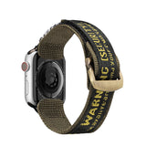 Dux Ducis Strap (Outdoor Version) Apple Watch Ultra rem, SE, 9, 8, 7, 6, 5, 4, 3, 2, 1 (49, 45, 44, 42 mm) nylon rem gul armbånd