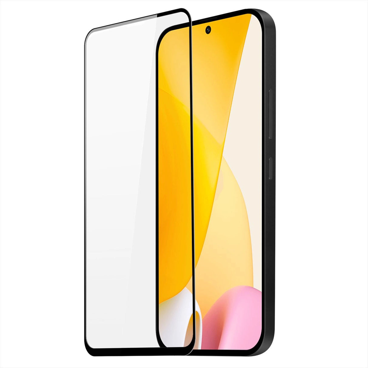 Dux Ducis 9D hærdet glas hærdet glas til Xiaomi 12 Lite 9H med sort ramme