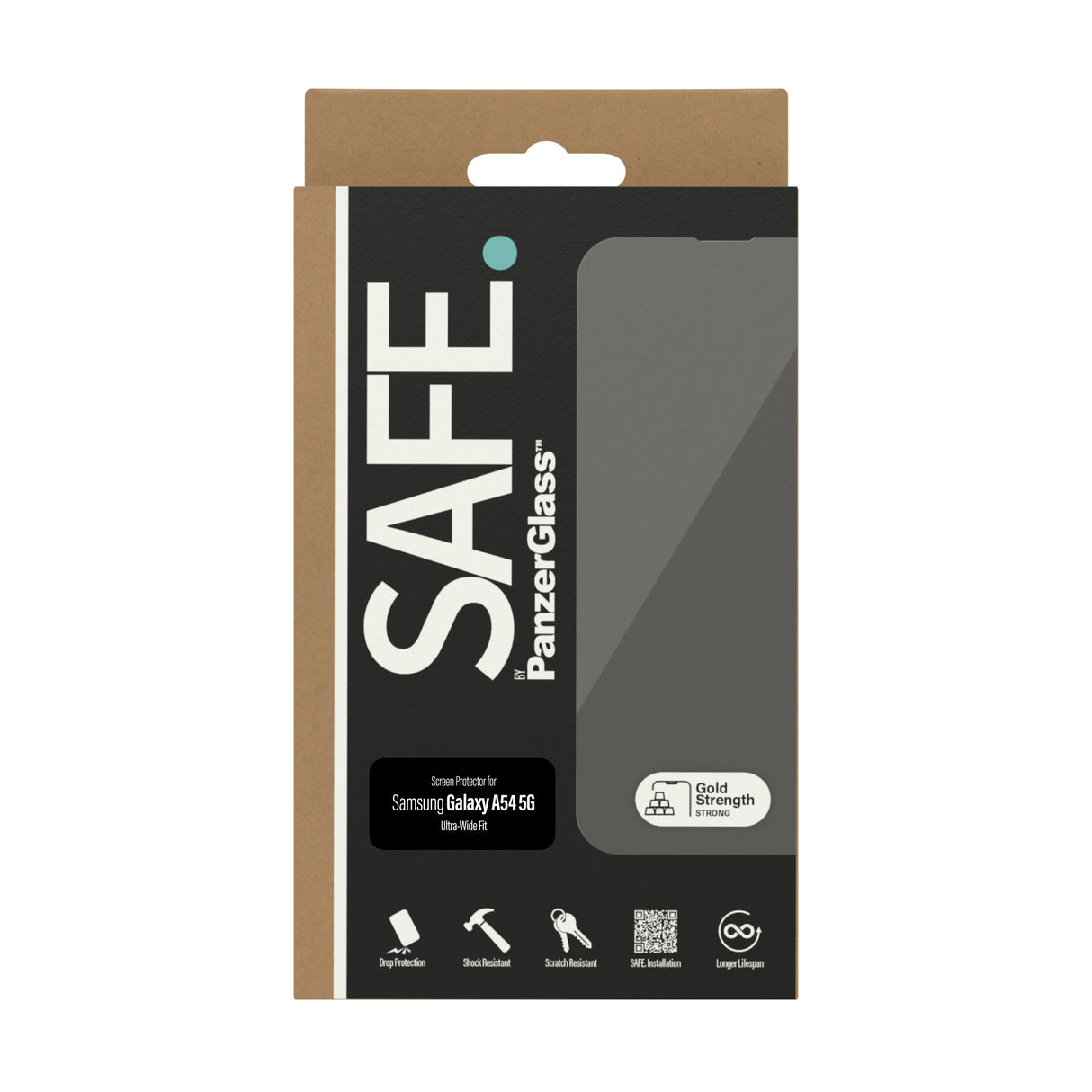 PanzerGlass SAFE. by ® Skærmbeskyttelse Samsung Galaxy A54 5G | Ultra-Wide Fit