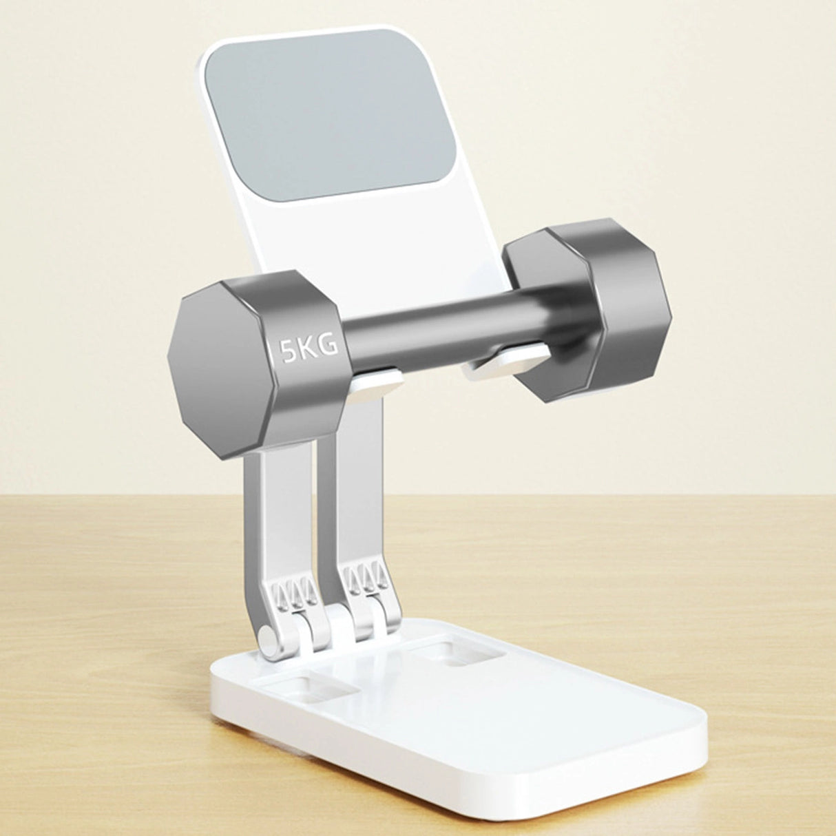 Foldbare telefonstativ til tablet (K15) - hvid