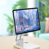 Foldbare telefonstativ til tablet (K15) - hvid