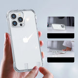 Joyroom Defender Series Case Cover til iPhone 14 Pro Armored Hook Cover Stand Clear (JR-14H2)