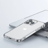 Joyroom Defender Series Case Cover til iPhone 14 Pro Max Armored Hook Cover Stand Clear (JR-14H4)