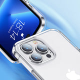 Joyroom 14X Case Case for iPhone 14 Hårdbærende dækning Hus Transparent (JR-14X1)