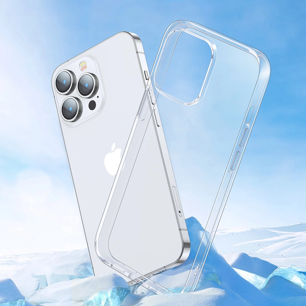 Joyroom 14X Case Case for iPhone 14 Hårdbærende dækning Hus Transparent (JR-14X1)