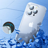 Joyroom 14Q Case iPhone 14 case housing cover med gennemsigtig kamera cover (JR-14Q1 gennemsigtig)