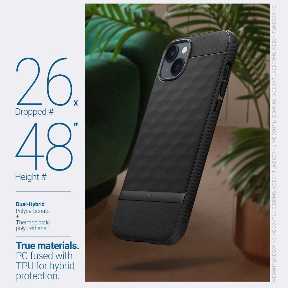 Caseology Parallax Mag MagSafe iPhone 14 Plus Case - Matte Black
