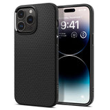 Spigen Liquid Air iPhone 14 Pro Case - Matte sort