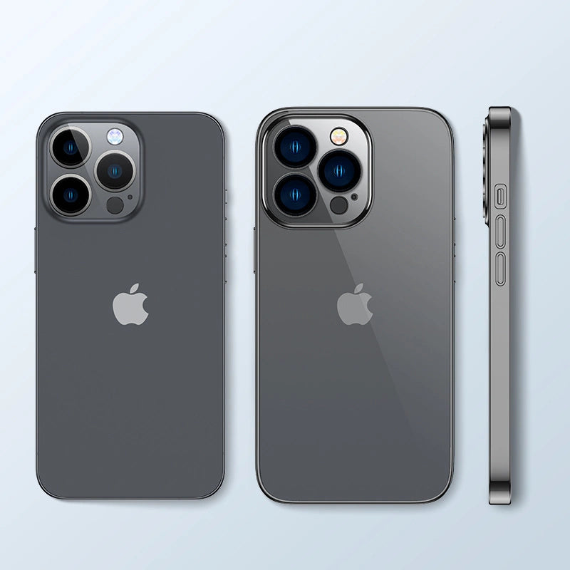 Joyroom 14Q Case til iPhone 14 med metalramme sort (JR-14Q1-sort)