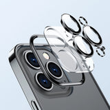 Joyroom 14Q Case til iPhone 14 med metalramme sort (JR-14Q1-sort)