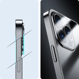 Joyroom 14Q Case til iPhone 14 med metalramme sort (JR-14Q1-sort)