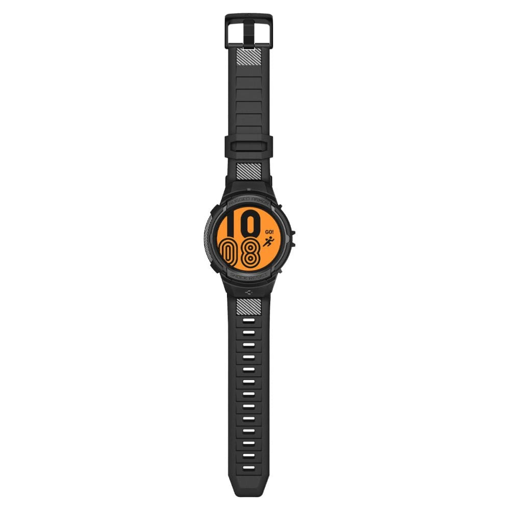 Spigen Rugged Armor Pro Case med rem til Samsung Galaxy Watch 5 Pro (45 mm) - sort