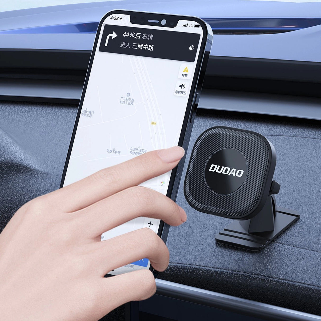 Dudao magnetisk smartphone bilholder sort (F6C)