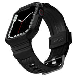 Spigen Rugged Armor ”Pro” Apple Watch 6 / 7 / 8 / 9 / Se 1 / 2 / 3 (44 / 45 Mm) Sort