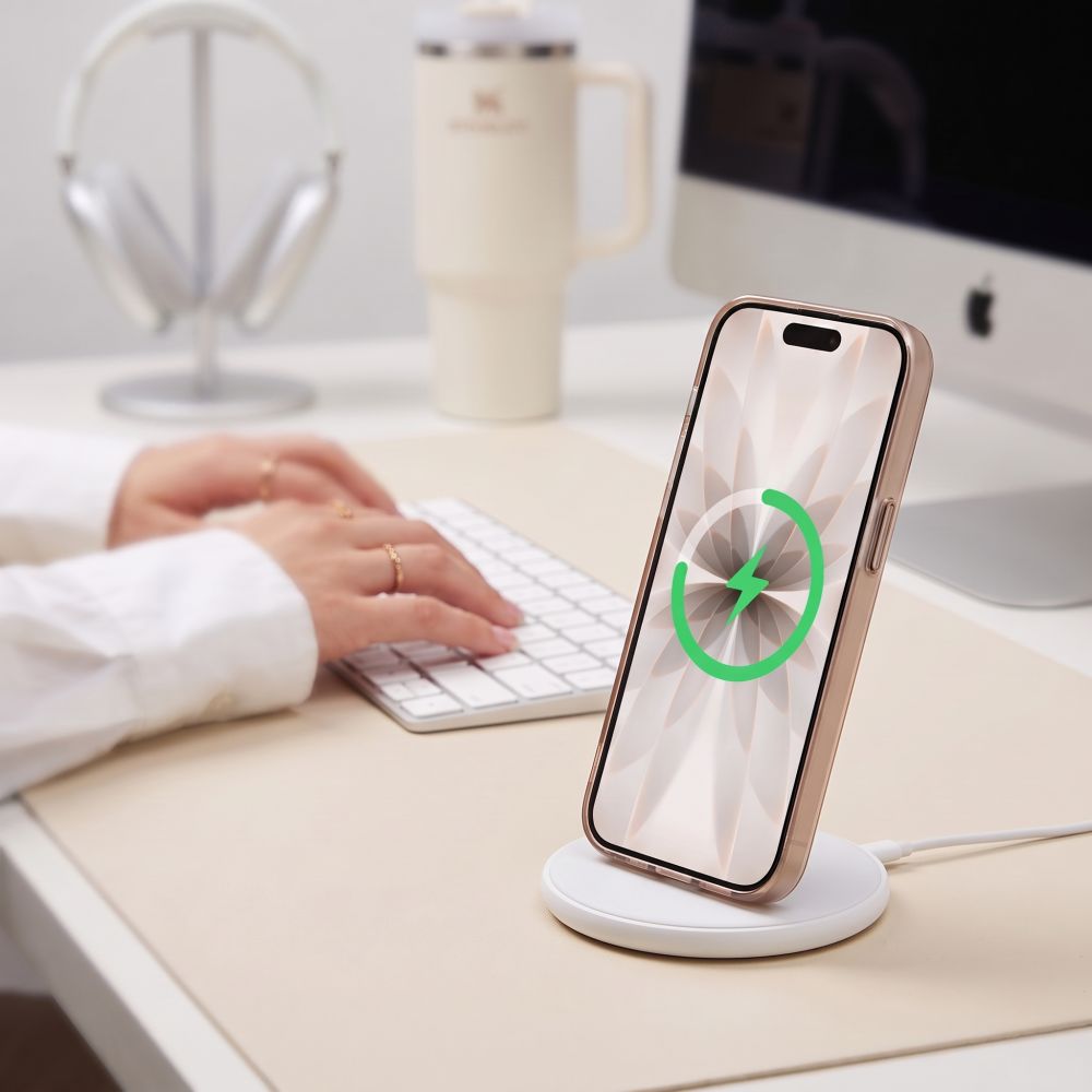 Tech Protect Magzero Magsafe Iphone 17 Mat ørkengold