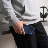 Tech Protect Magone Magsafe Cc + Glas 2 Pak Iphone 17 Pro / 18 Pro Dyb Blå/Klar