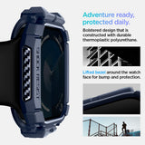 Spigen Rugged Armor Apple Watch 10/11 (46 Mm) Marineblå