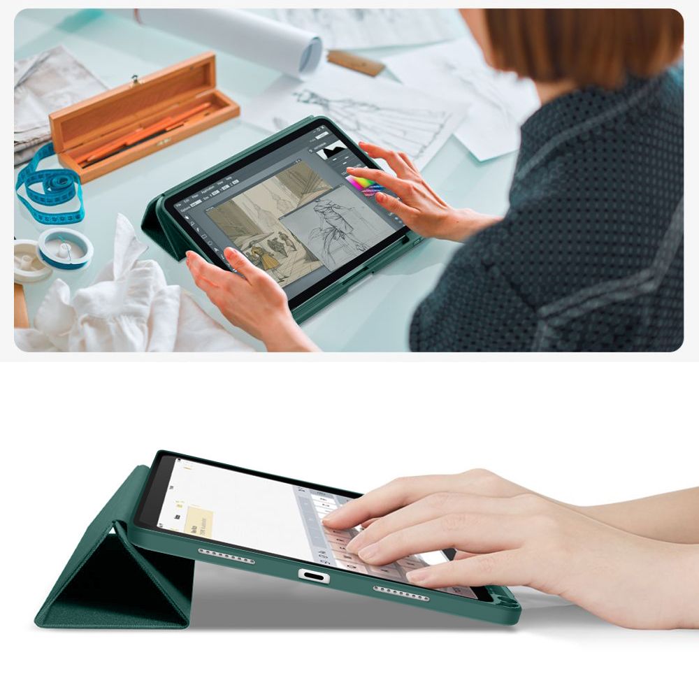 Tech Protect Sc Pen Canvas Ipad 10.9” 10/2022/11” 11/2025 Mosgroen