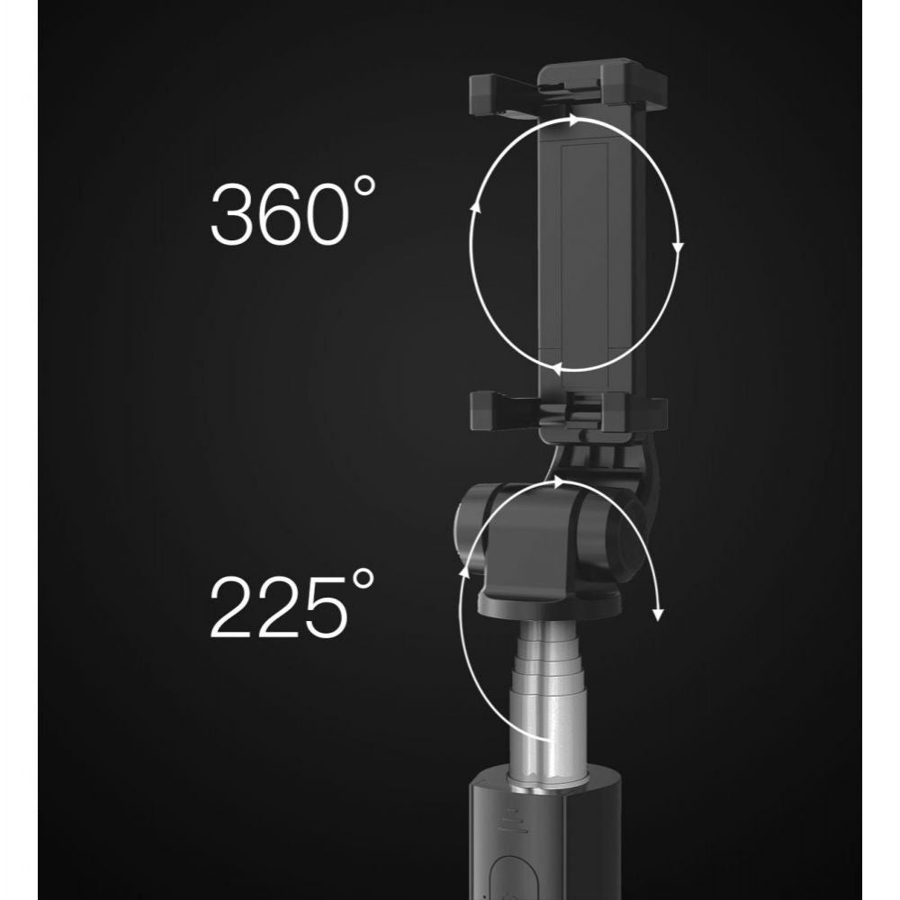 Tech Protect L01 S Bluetooth Selfie Stick Stativ Sort