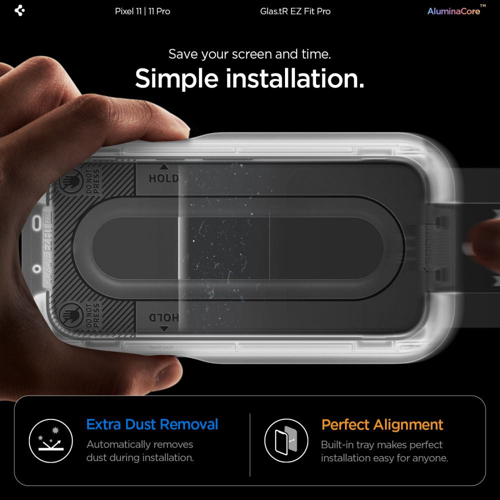 Hærdet Glas Spigen Glas.Tr Ez Fit Pro Ac 2 Pack Google Pixel 11/11 Pro Clear