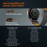 Spigen Athlex Air Garmin Quickfit 22 Mm Active Sort/Orange