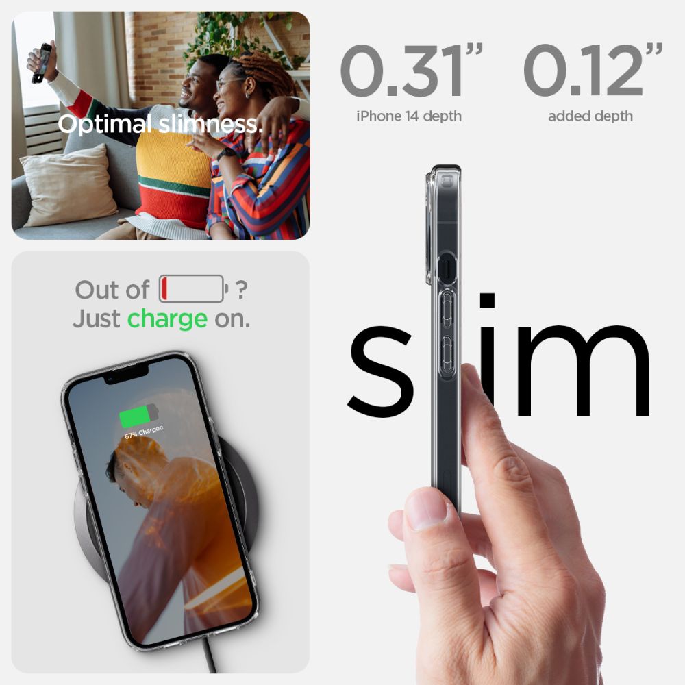 Spigen Ultra Hybrid Iphone 14 Krystalklar