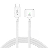 Tech Protect Mmc01 Ultraboost Magnetisk Macbook Kabel Usb C Til Magsafe 3 140 W 300 Cm Hvid