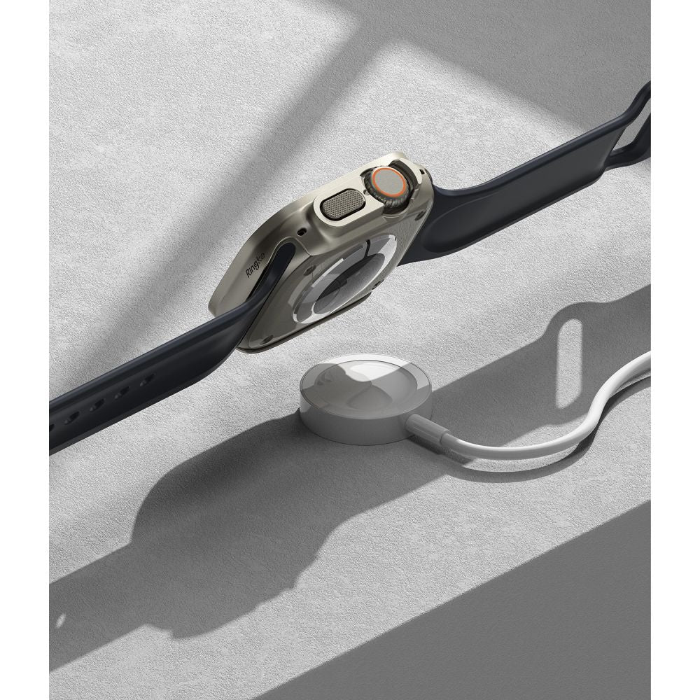 Ringke Slim 2 Pak Apple Watch Ultra 1 / 2 / 3 / 4 (49 Mm) Klar & Titangrå