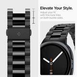 Spigen Modern Fit 316 L Remmen Til Samsung Galaxy Watch 8 / 9 / Classic (40 / 44 / 46 Mm) Sort