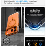 Spigen Ultra Hybrid Optik S Magsafe Iphone 17 Pro Max / 18 Pro Max Klar/Orange
