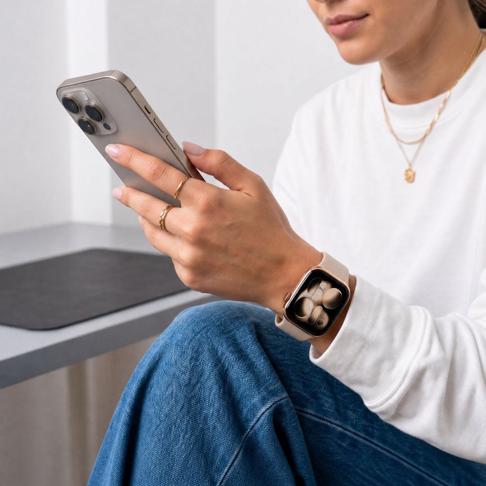 Tech Protect Silikone Apple Watch 8 / 9 / 10 / 11 / 12 / Se (40 / 41 / 42 Mm) Valnød