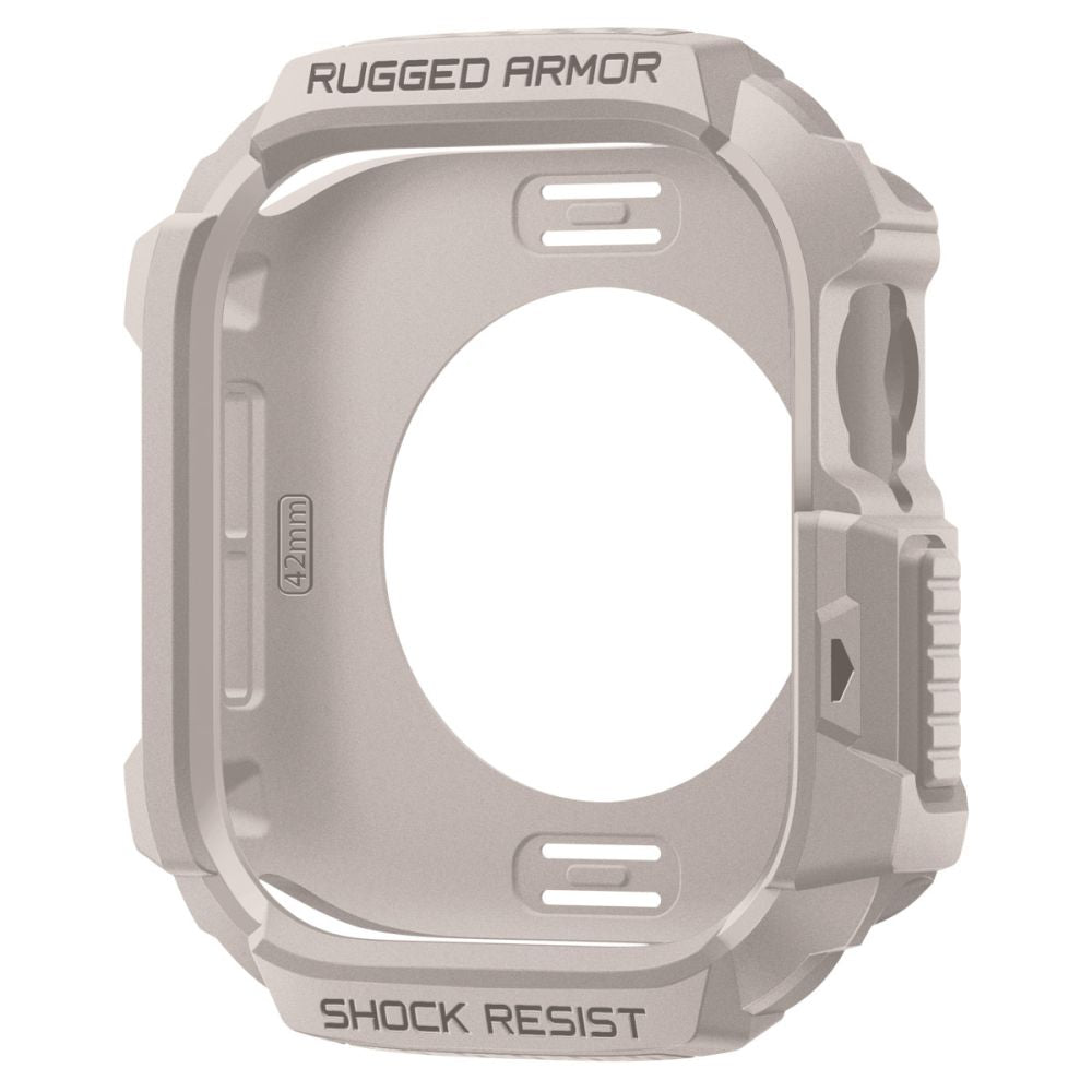 Spigen Rugged Armor V2 Apple Watch 10/11 (42 Mm) Dune Beige
