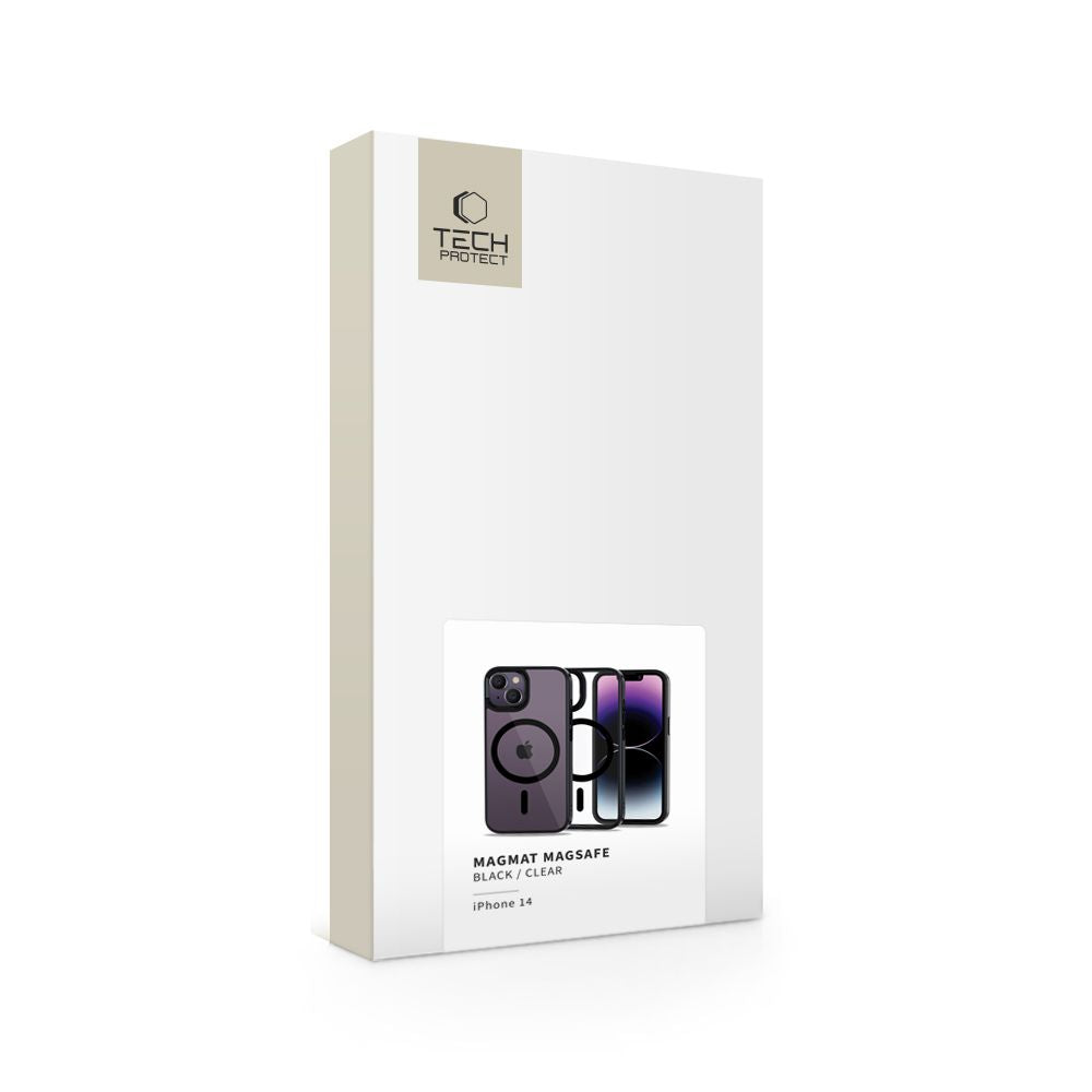 Tech Protect Magmat Magsafe Iphone 14 Sort/Klar