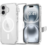 Tech Protect Flexair Hybrid Cc Magsafe Iphone 16 Clear
