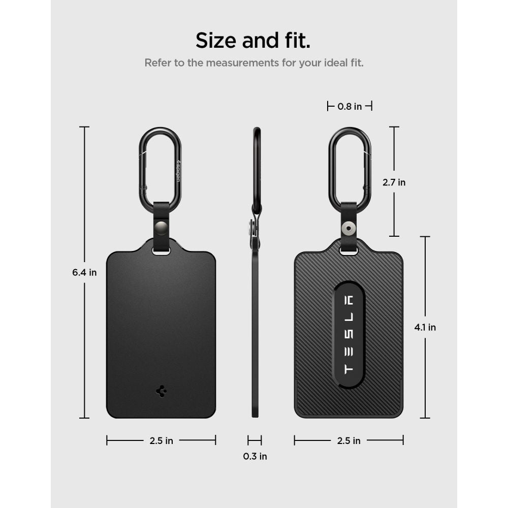 Spigen To243 Tesla Nøglekortholdning Sort