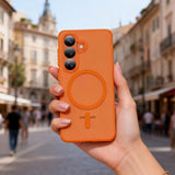 Tech Protect Magmat Magsafe Galaxy S26 Mat Orange